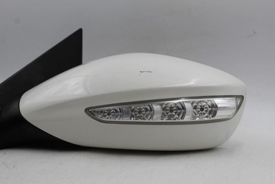 Left Driver Side White Door Mirror Power Fits 2011-14 HYUNDAI SONATA OEM #46268 876103Q110, 876103Q110, 876103Q110