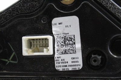 Left Driver Side Blue Door Mirror Power Fits 2019-2024 KIA FORTE OEM #46257 87610M7000