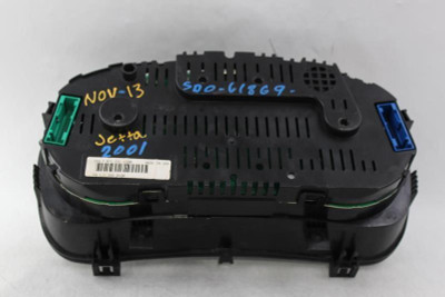 Speedometer Cluster Sedan Turbo Gas KPH Fits 2001 VOLKSWAGEN JETTA OEM #28262 high resolution2
