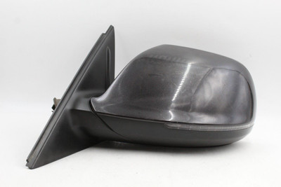 Left Driver Side Gray Door Mirror Power Manual Folding 2009-14 AUDI Q5 OEM 46371 8R0857527GRU, 8R0857535D, 8R1857409F01C