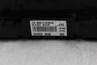 Speedometer Cluster 49K Miles MPH Fits 2015-2017 VOLKSWAGEN JETTA OEM #28154 5C6920954B high resolution2