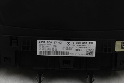 Speedometer 17K Miles 156 Type GLA250 Fits 2015 MERCEDES GLA-CLASS OEM #28308 A1569001702 high resolution2