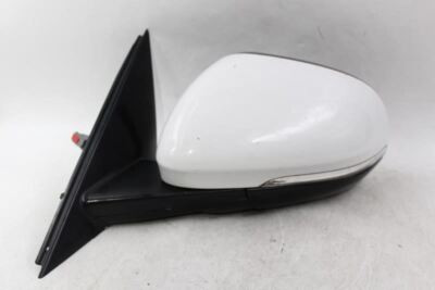Left Driver Side White Door Mirror 7 Wire Fits 2017-2019 JAGUAR XE OEM #29506 T2H3014