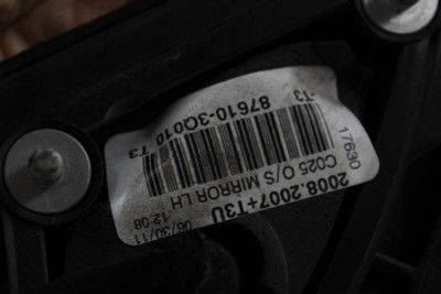 Left Driver Side Dark Blue Door Mirror Power 2011-2014 HYUNDAI SONATA OEM #29267 876103Q010 high resolution2