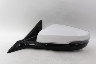 Left Driver Side White Door Mirror Power Fits 2015-2019 CADILLAC CTS OEM #29452 84344055 high resolution2