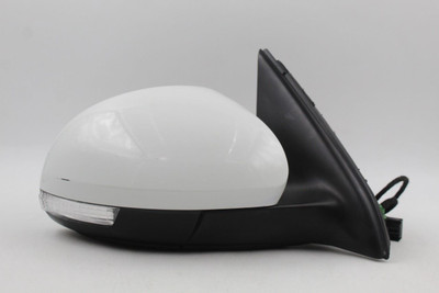 Right Passenger Side White Door Mirror Power 09-18 VOLKSWAGEN TIGUAN OEM #46565 5N0857522A, 5N0857538GRU, 5N1857508Q9B9