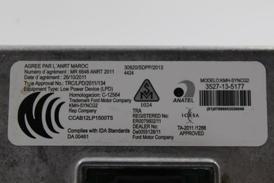 Chassis ECM Communication Voice Recognition Module Fits 16-19 TAURUS 33211 EA5T-14D212-FA high resolution2