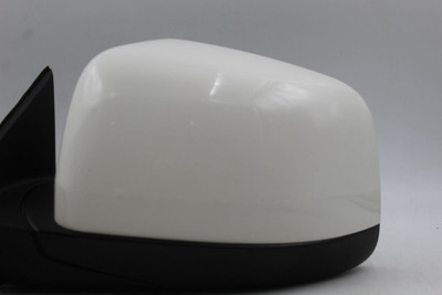Left Driver Side White Door Mirror Fits 2011-2022 JEEP GRAND CHEROKEE OEM #46621 5SG19JSCAC