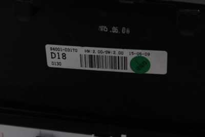 Speedometer Cluster MPH 3.5" Display Fits 2016-17 HYUNDAI TUCSON OEM #30448 94001-D3170 high resolution2