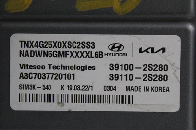 Engine ECU ECM Electronic Control Module 2.5L 2022-2023 HYUNDAI TUCSON OEM 46648 39110-2S280