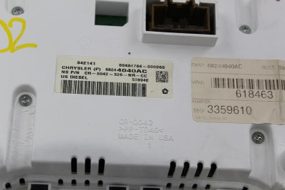 Speedometer Cluster 7" Display Screen 2015 JEEP GRAND CHEROKEE OEM #30472 68244040AC high resolution2