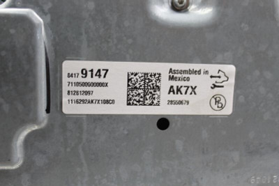 Speedometer Cluster 52K Miles Base Opt KL9 MPH Fits 2017 CADILLAC ATS OEM #26629 84179147 high resolution2