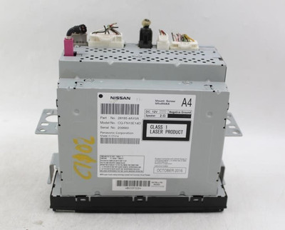 Audio Equipment Radio Receiver Am-fm-cd Player 2015-2017 NISSAN QUEST OEM #26529 281854AY0A high resolution2