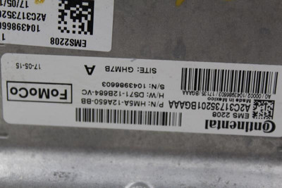 2016-2018 C-Max Computer Brain Engine Control ECU ECM EBX Module OEM #26661 HM5A-12A650-BB, DS71-12B684-VC high resolution2