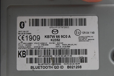 Audio Equipment Radio Receiver Am-fm-cd Fits 16-20 MAZDA 6 33339 KB7W669C0A high resolution2