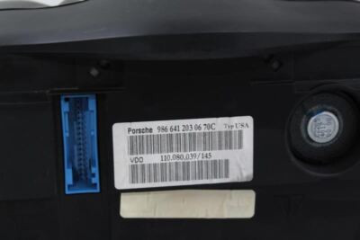 Speedometer Cluster 92K Miles MPH And Interior 2001-04 PORSCHE BOXSTER OEM 27129 9866412030670C