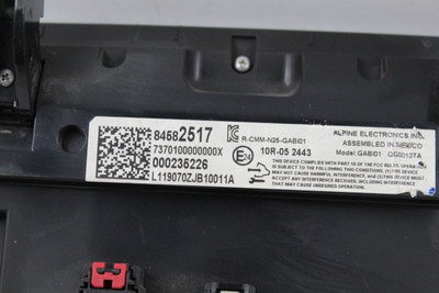 Audio Equipment Radio Control Fits 2019-2021 CHEVROLET CAMARO OEM #46877 84582517, 84849534, 84717708, 84582517, 84568023