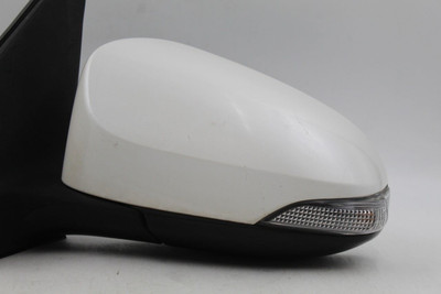 Left Driver Side White Door Mirror Power Heated Fits 12-14 TOYOTA RAV4 OEM 46893 8794533020B0, 8794042C60B0