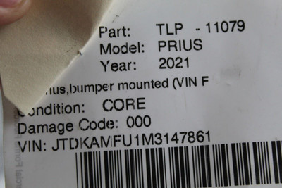 Left Driver Tail Light Prius Fits 2019-2022 TOYOTA PRIUS OEM #46878 8145647020, 8145647020