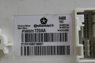 Chassis ECM Body Control BCM W/O Police Package 2022-2023 DODGE CHARGER #46940 68525720AA