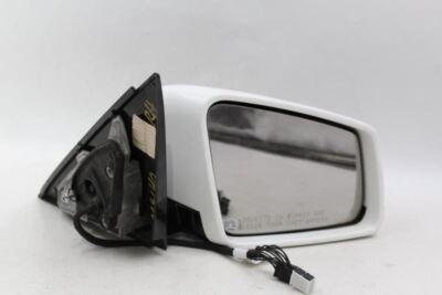 Right Passenger Side White Door Mirror Power Fits 10-13 MERCEDES E350 OEM #25433 2128100864, 2128100476