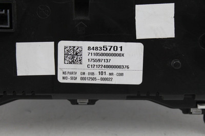 Speedometer Opt Udd 4.2" Display 60K MPH ID 84835701 2021-2023 ACADIA 4709 84835701, 84835701
