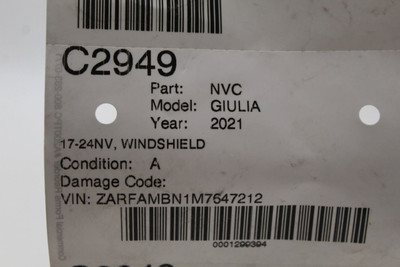 Camera/Projector Camera Windshield Mounted 2020-2023 ALFA-ROMEO GIULIA OEM 46964 68520672AA,50565951