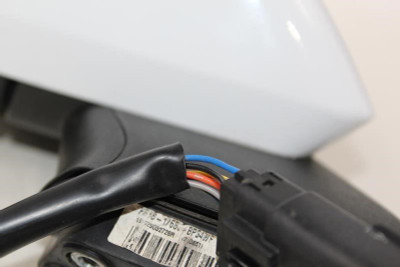 Left Driver Side White Door Mirror Power Fits 2019-2020 FORD MUSTANG OEM #25052 FR3Z17683P, FR3B-17683-BP54WF high resolution2