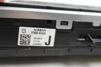 Temperature Control With Heated Seats Fits 19-20 ALTIMA 24864 275006CA2A