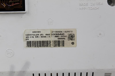 Speedometer MPH 3.5" Screen Fits 2019 CHRYSLER PACIFICA OEM #24784 68405330AC high resolution2