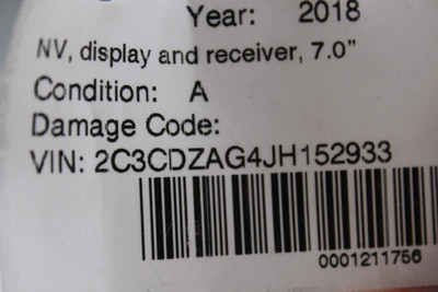 Audio Equipment Radio Display And Receiver Fits 18-19 DODGE CHALLENGER OEM 38655 68321852AE high resolution2