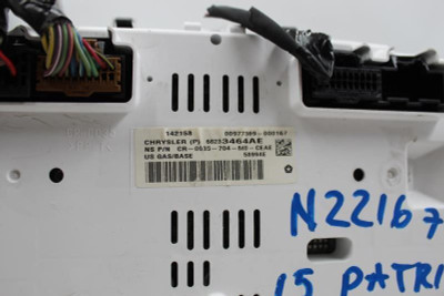 Speedometer Classic Style Vertical Rear Door Handle Fits 15-17 COMPASS 24733 68233464AE high resolution2