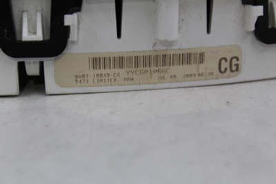 Speedometer Cluster MPH Black Face And Silver Rings Fits 10 FLEX 24480 AA8T-10849-CG high resolution2