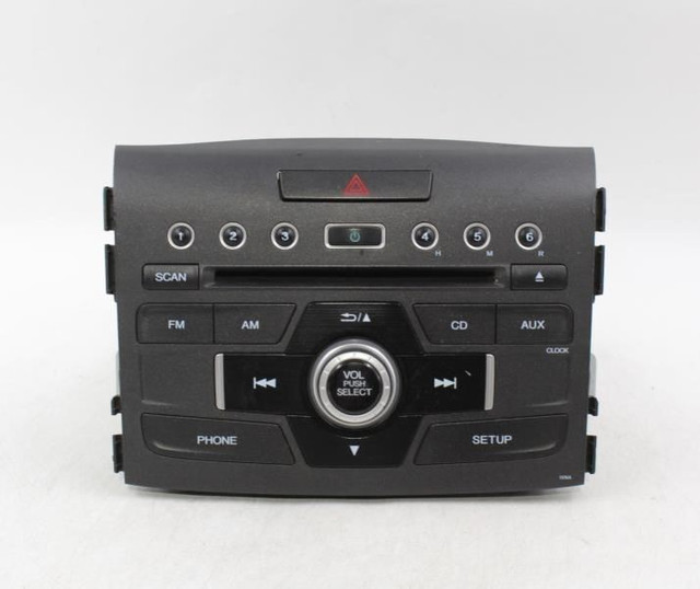 Audio Equipment Radio Receiver Am-fm-cd 4 Speaker 2012-2014 HONDA CR-V OEM 19209 VIN: 2HKRM3H33EH538939/ 39100-T0A-A520-M1 high resolution2