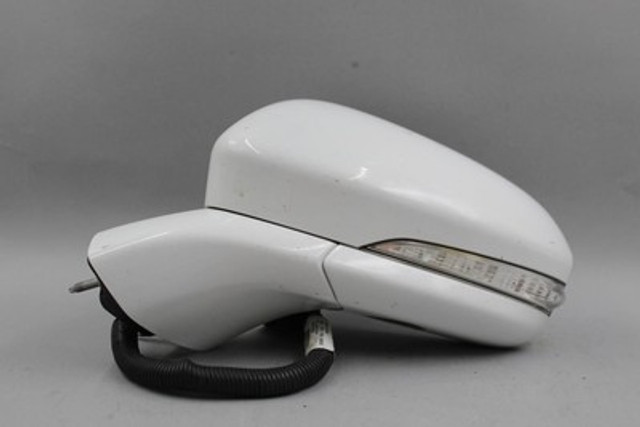 Left Driver Side White Door Mirror Power Fits 2013-2014 FORD FUSION OEM #37969 FS73-17683, FS73-17683-BD54WF