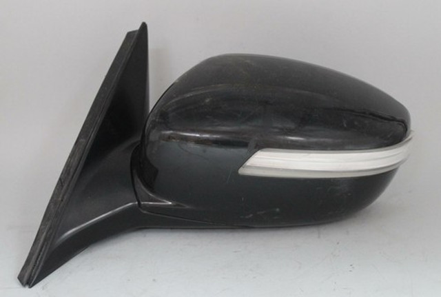 09 10 11 12 13 14  HYUNDAI GENESIS LEFT BLACK DRIVER SIDE POWER DOOR MIRROR OEM