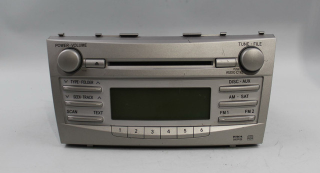 10 11 TOYOTA CAMRY AM/FM RADIO CD PLAYER RECEIVER W/ UNLOCK CODE OEM 86120-06480 high resolution2 10 11 TOYOTA CAMRY AM/FM RADIO CD PLAYER RECEIVER W/ UNLOCK CODE OEM 86120-06480 high resolution2