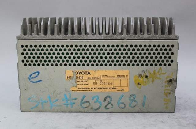 98 99 00 01 02 03 04 05 LEXUS GS300 AUDIO RADIO AMPLIFIER 86280-30370 OEM 98 99 00 01 02 03 04 05 LEXUS GS300 AUDIO RADIO AMPLIFIER 86280-30370 OEM
