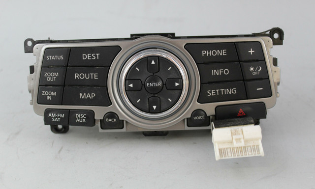 10 11 12 13 INFINITI G37 G25 RADIO AUDIO CONTROL PANEL OEM high resolution2