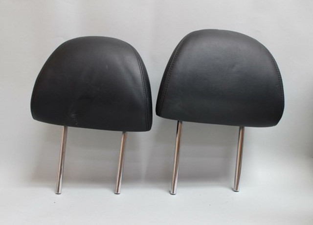 07 08 09 10 11 12 LEXUS LS460 XF40 BLACK LEATHER HEADREST PAIR OEM