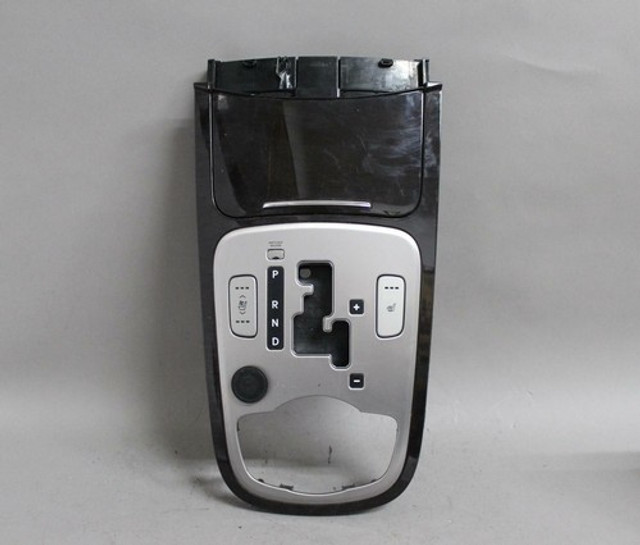 2009-2014 HYUNDAI GENESIS SEDAN SHIFTER CONSOLE BEZEL WITH HEATED SEATS OEM