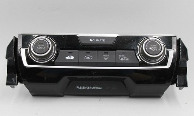 16 17 18 HONDA CIVIC AC HEATER TEMPERATURE CLIMATE CONTROL PANEL OEM - A-14244 79600TBAA311M1 16 17 18 HONDA CIVIC AC HEATER TEMPERATURE CLIMATE CONTROL PANEL OEM - A-14244 79600TBAA311M1
