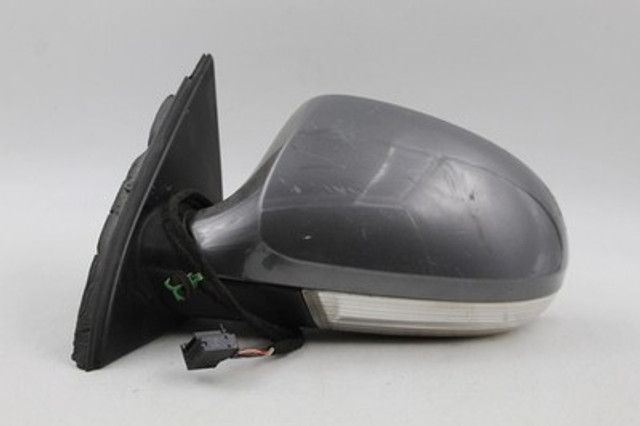 Left Driver Side Gray Door Mirror Power Fits 2006-10 VOLKSWAGEN PASSAT OEM 39409