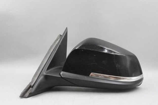 Black Driver Side View Mirror Power With Memory 2013-2018 BMW 320i OEM #40080 51167345665, 51167292746, 51167284127