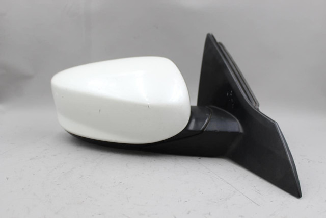 Right Passenger Side White Pearl Door Mirror Power 13-17 HONDA ACCORD OEM #42827 76200-T2F-A110-M6