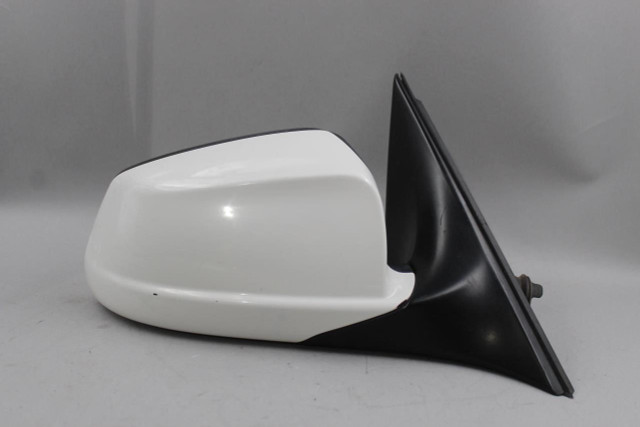 Right Passenger Side White Door Mirror Power Folding 2010 BMW 535i OEM #43883 51167206625, 51167206627, 51167187431, 51167203567