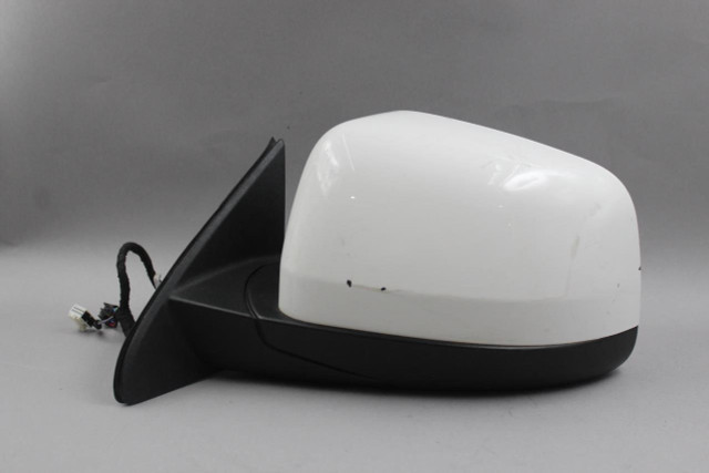 Left Driver Side White Door Mirror Fits 2019-2022 JEEP GRAND CHEROKEE OEM #44325 6QR51KXJAB