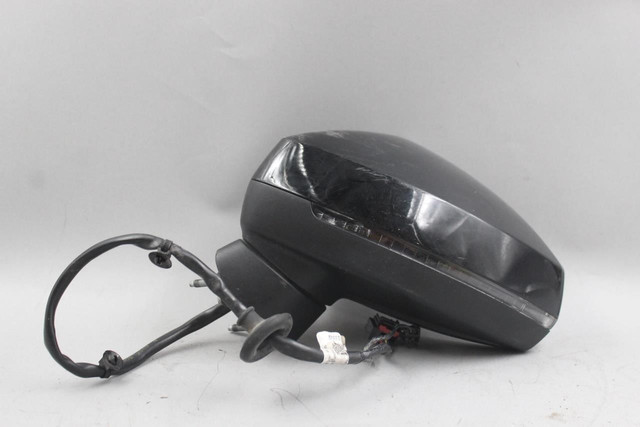Left Driver Side Black Door Mirror Power Sedan Fits 2015-2019 AUDI A3 OEM #45038 8V0857527DGRU, 8V0949101A, 8V0857535C
