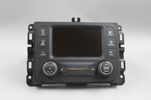 Audio Equipment Radio Display And Receiver Sirius 2015-2017 JEEP RENEGADE #45152 6RQ12LXHAA, 6RQ12LXHAA, 6NC38LXHAA, 6HY55LXHAA