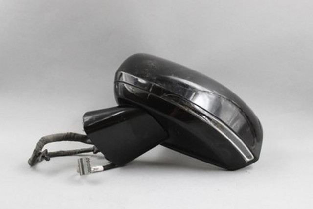 Left Driver Side Black Door Mirror Blind Spot Alert 2019-23 VOLVO S60 OEM #37785 048506